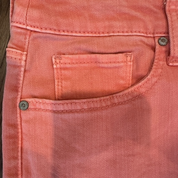 CHICOS SO SLIMMING GIRLFRIEND CROP SZ 1 ORANGE - Picture 3 of 6